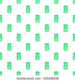Trash ashtray pattern. Cartoon illustration of trash ashtray vector pattern for web