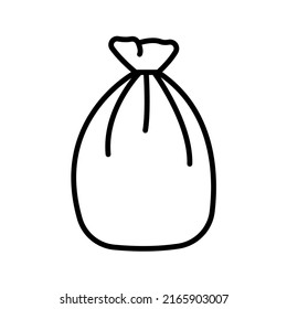 Trash bags icon.  Waste sign. Vector illustration