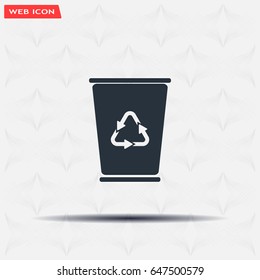 trash basket icon