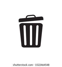 Trash basket, rubbish basket, waste icon