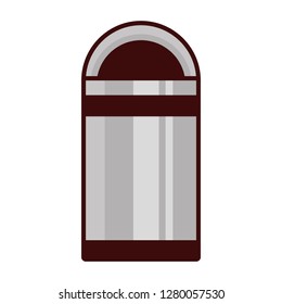 trash bin cartoon