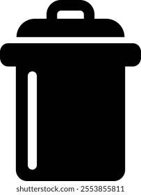 Trash bin Garbage icon in flat. vector for apps or web trash dustbin sign icon isolated on transparent background elements Waste Disposal, Waste Management, Landfill, Can, Dumping, Dumpster