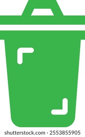 Trash bin Garbage icon in flat. vector for apps or web trash dustbin sign icon isolated on transparent background elements Waste Disposal, Waste Management, Landfill, Can, Dumping, Dumpster