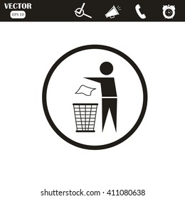 trash bin Icon