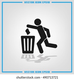 Trash Bin Icon