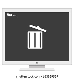 Trash bin icon.