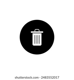 Trash bin icon. Delete icon. Bin icon