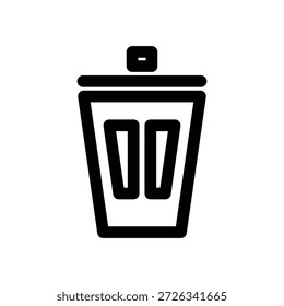 Icono de papelera o ícono de Borrar