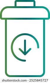 Trash Bin icon design for personal commercial use