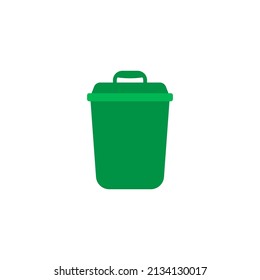 trash bin icon design template illustration vector