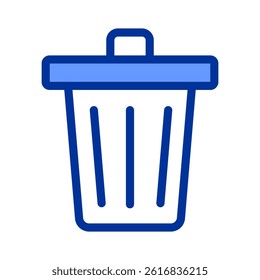 Trash Bin Icon Element For Design