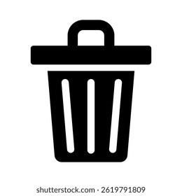 Trash Bin Icon Element For Design