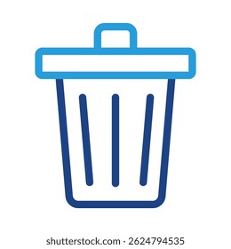 Trash Bin Icon Element For Design