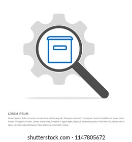 Trash bin icon - Free vector icon