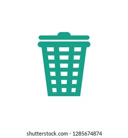 Trash bin icon graphic design template vector isolated