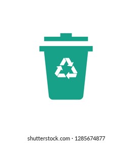 Trash bin icon graphic design template vector isolated
