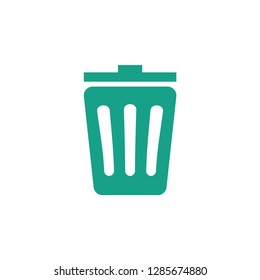 Trash bin icon graphic design template vector isolated