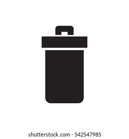 trash bin icon illustration isolated vector sign symbol