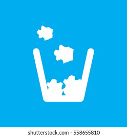 trash bin icon illustration isolated vector sign symbol