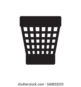 trash bin icon illustration isolated vector sign symbol