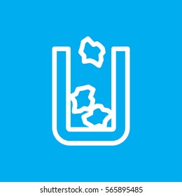 trash bin icon illustration isolated vector sign symbol