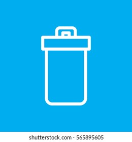 trash bin icon illustration isolated vector sign symbol