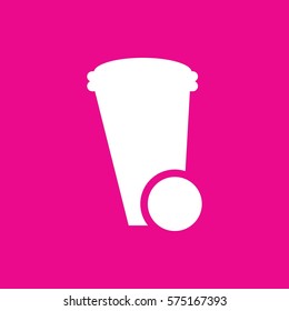trash bin icon illustration isolated vector sign symbol