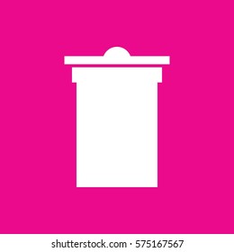 trash bin icon illustration isolated vector sign symbol