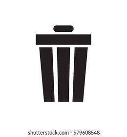 trash bin icon illustration isolated vector sign symbol