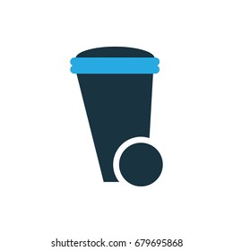 trash bin icon illustration isolated vector sign symbol