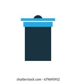 trash bin icon illustration isolated vector sign symbol