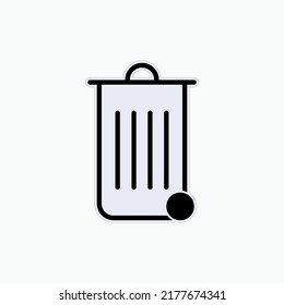 Trash bin Icon. Keep Clean, Remove Symbol - Vector.
