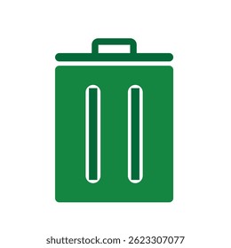 trash bin icon. recycling symbol. sustainability. reuse web icon, eco-friendly, used goods, green energy. Solid design style