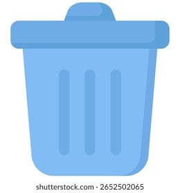 Símbolo de icono de papelera. Ilustración vectorial.