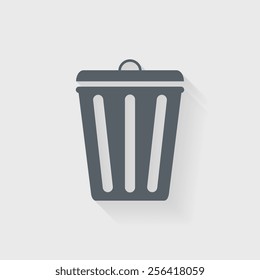 Trash bin icon - Vector
