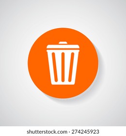 Trash bin icon - Vector