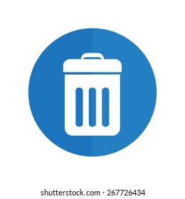 Trash bin icon vector. eps 10.