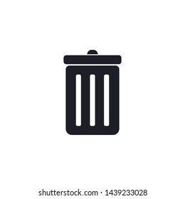 Trash Bin Icon Vector Illustration Eps