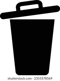 Trash bin icon vector in trendy style isolated on white background