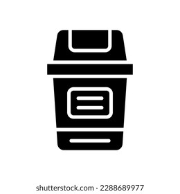 trash bin icon for your website design, logo, app, UI.