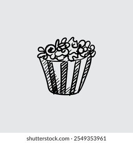 Trash Bin Illustration Representing Cleanliness, Recycling, and Waste Management