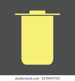 Trash Bin trendy artwork perfect abstract vector illustration colorful valuable design.eps