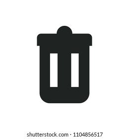 trash bin vector icon