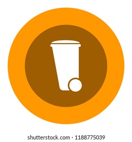trash bin vector icon