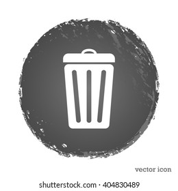 trash bin vector icon