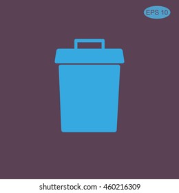 Trash bin vector icon

