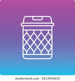 Trash Bin vector icon. Can be used for printing, mobile and web applications.