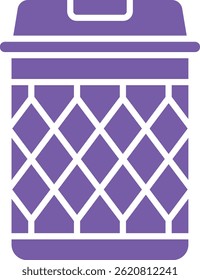 Trash Bin vector icon. Can be used for printing, mobile and web applications.