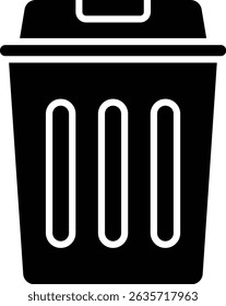 Trash Bin vector icon. Can be used for printing, mobile and web applications.