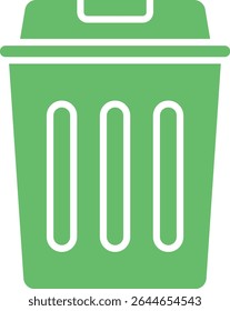 Trash Bin vector icon. Can be used for printing, mobile and web applications.